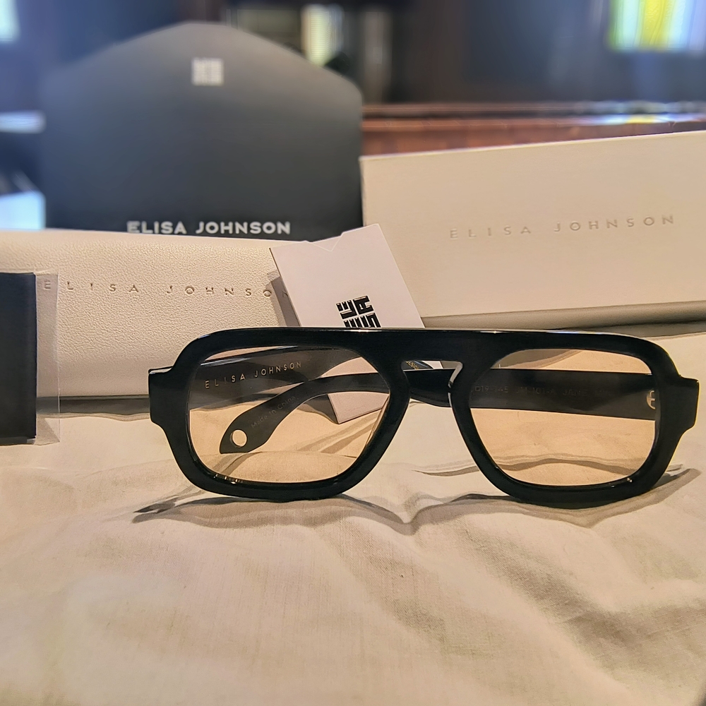 Elisa Johnson Black Sunglasses